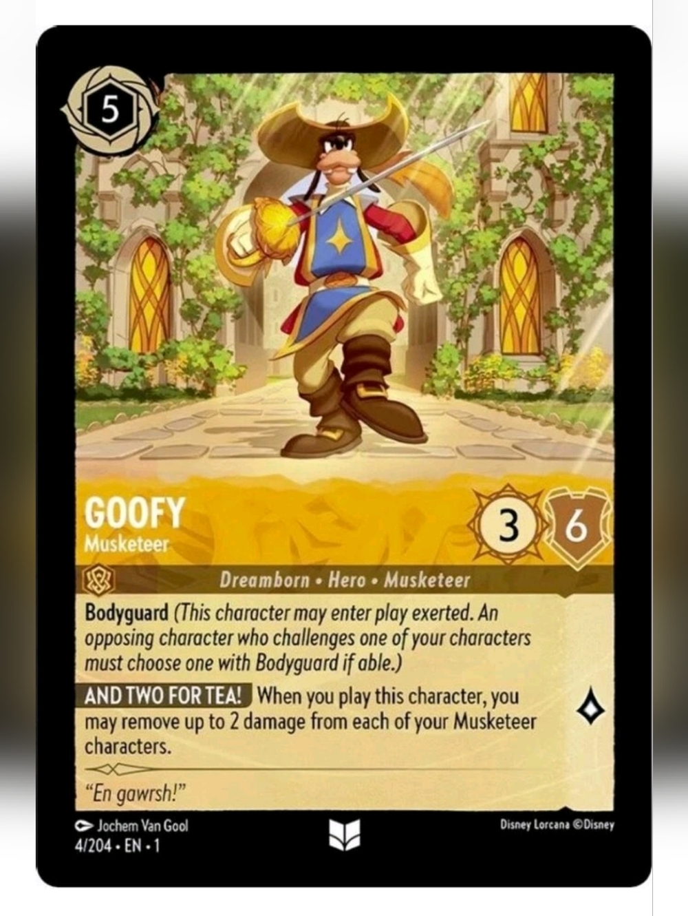 Goofy 🔥 Disneyland 🔥 Disney Lorcana Trading Card TCG